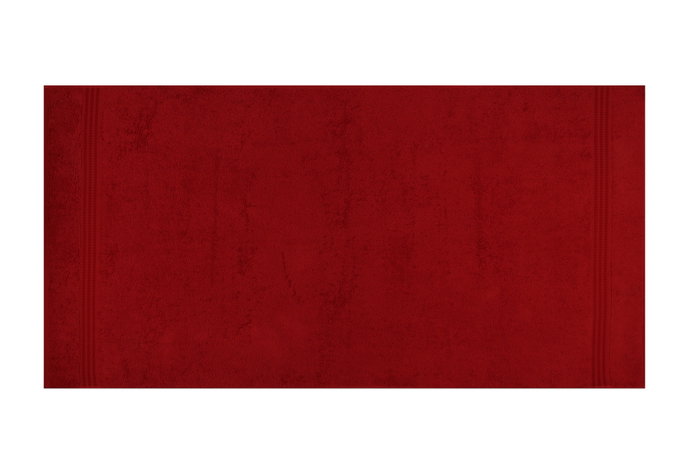 Mijölnir Toalla de Baño Roja 100% Algodón 70 x 140 cm Suave y Absorbente